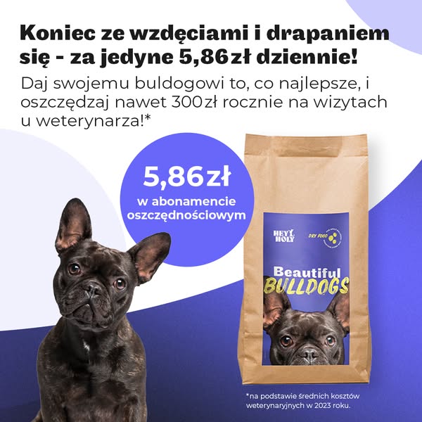 Rozwiązanie dla wrażliwych buldogów