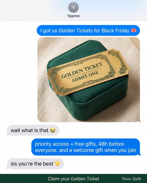 Your Golden Ticket is here