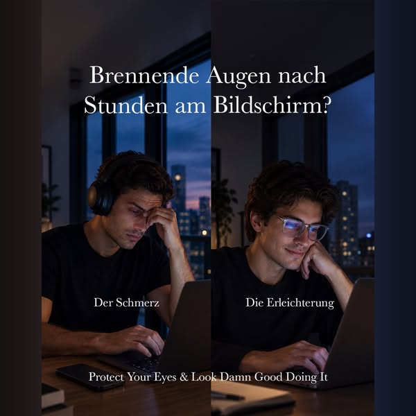 1+1 GRATIS: BLAU II Blaulichtfilterbrille