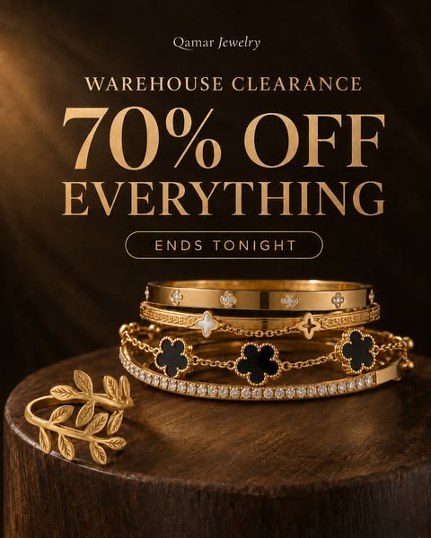 Clearance Sale: 70% Off