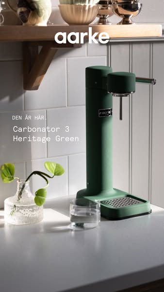 Carbonator 3. Nu i Heritage Green.