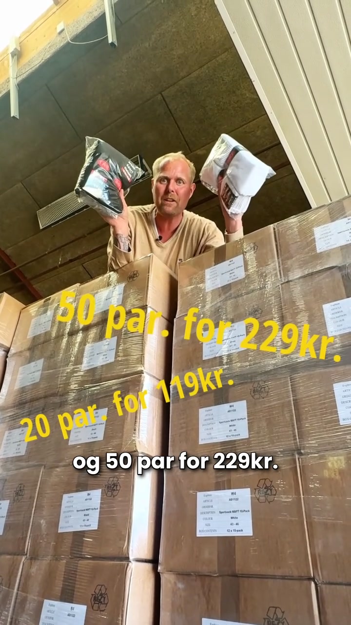 For mange sokker! Gør et kup