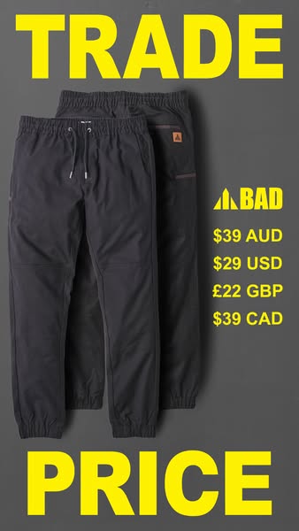 Real Work Pants. Unreal Price – $39