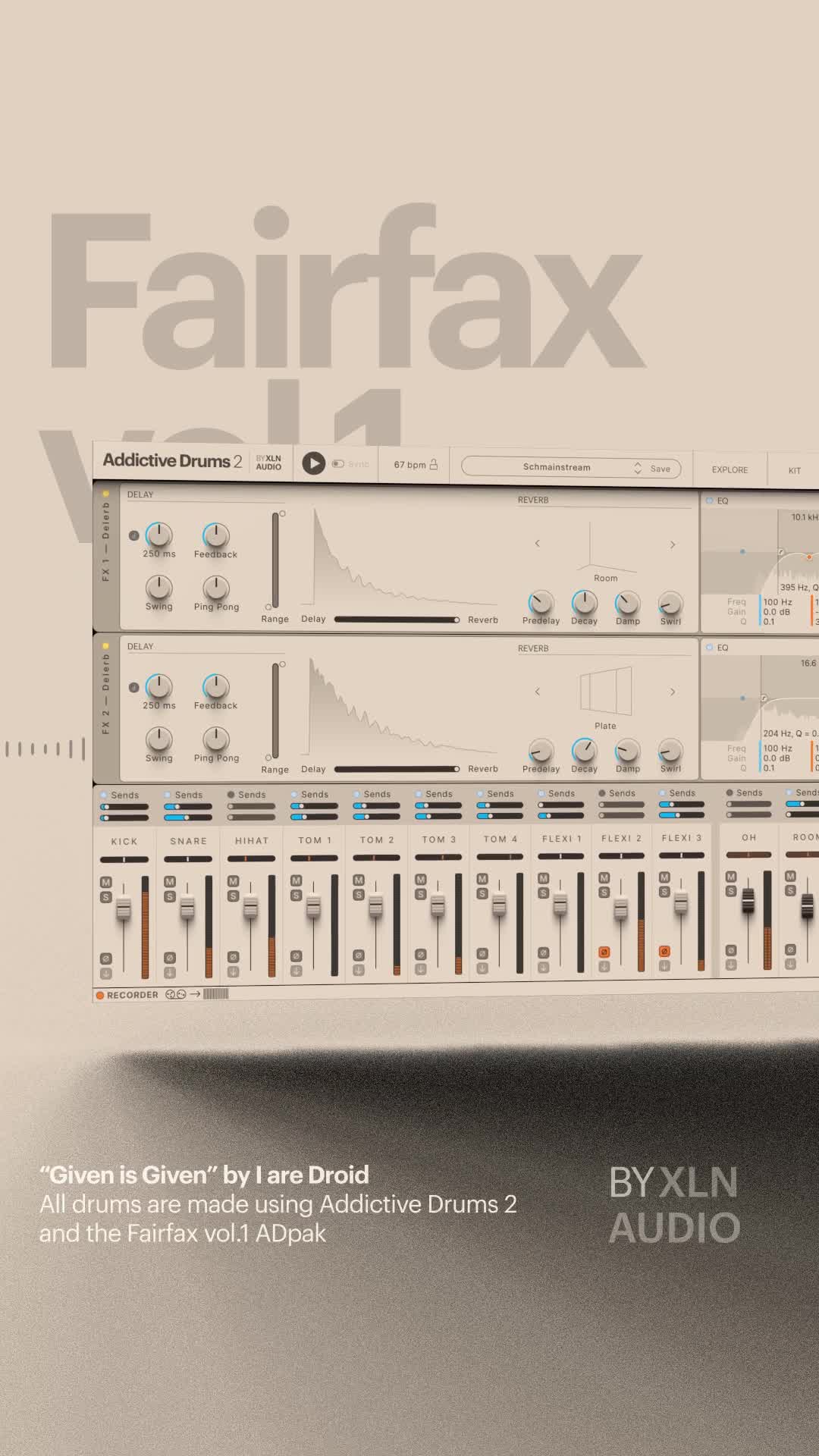 Fairfax vol 1 for Addictive Drums 2 by XLN Audio