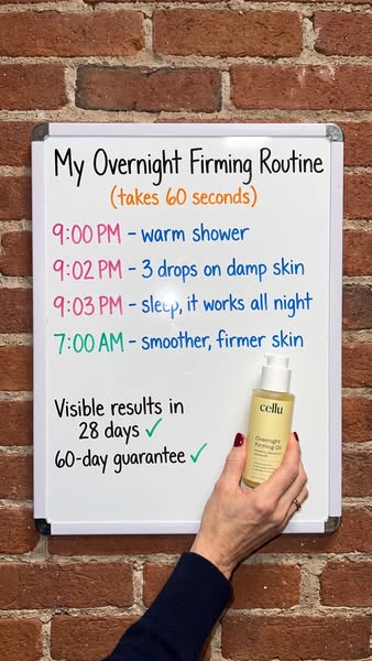 Firms Crepey Skin While You Sleep — Visible in 28 Days