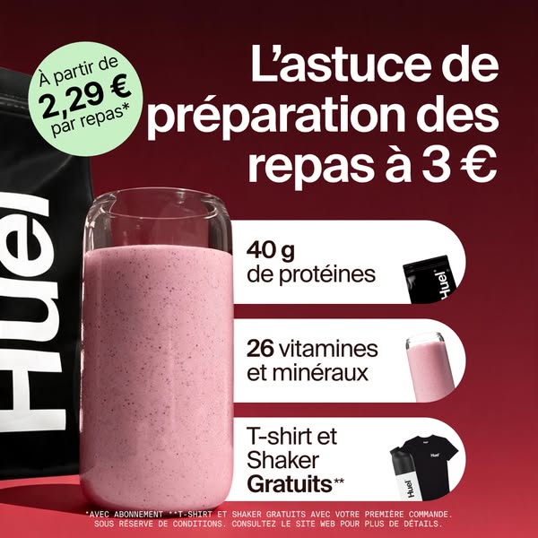 Pas le temps de cuisiner ? Voici Huel Black Edition
