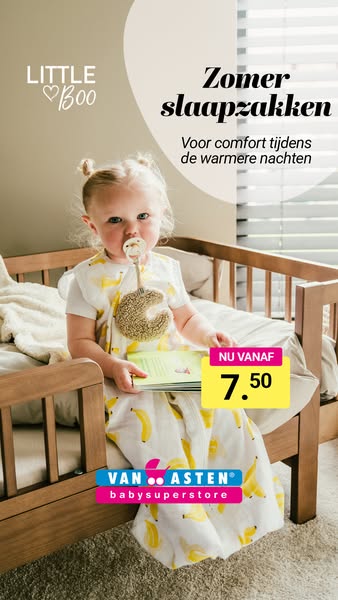 Laat je kleintje fris en fijn slapen deze zomer