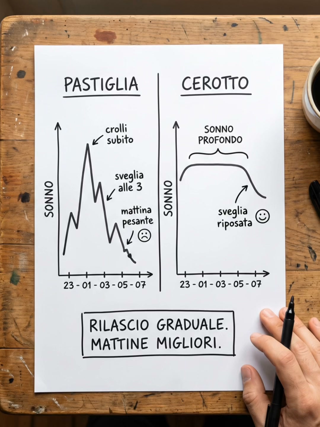 Dormi tutta la notte, non solo le prime 2 ore
