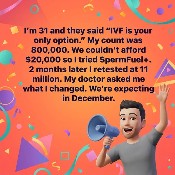 How I Increased My Sperm Count