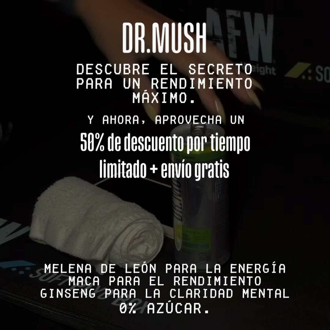 Dr. Mush 50% de descuento + envío gratis