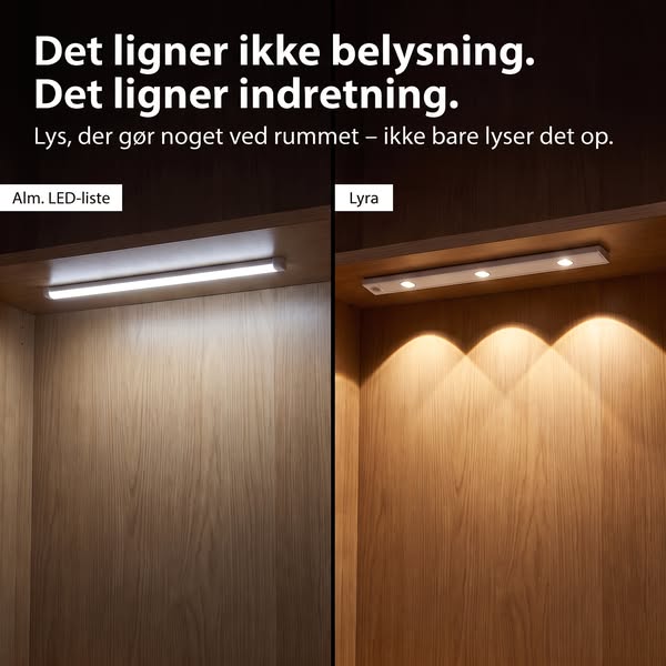 Lys uden kabler – på ti sekunder