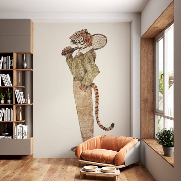 Add Playful Sport Style with Tiger Tennis Club