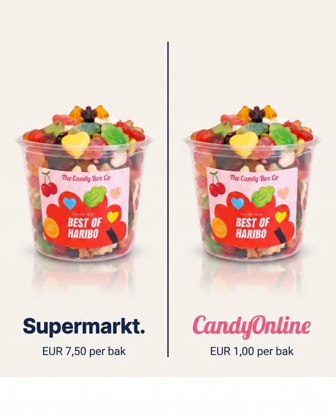 1 bak Best of Haribo voor €1, was €7,50