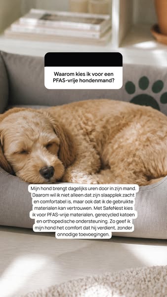 Hondenmand zonder PFAS