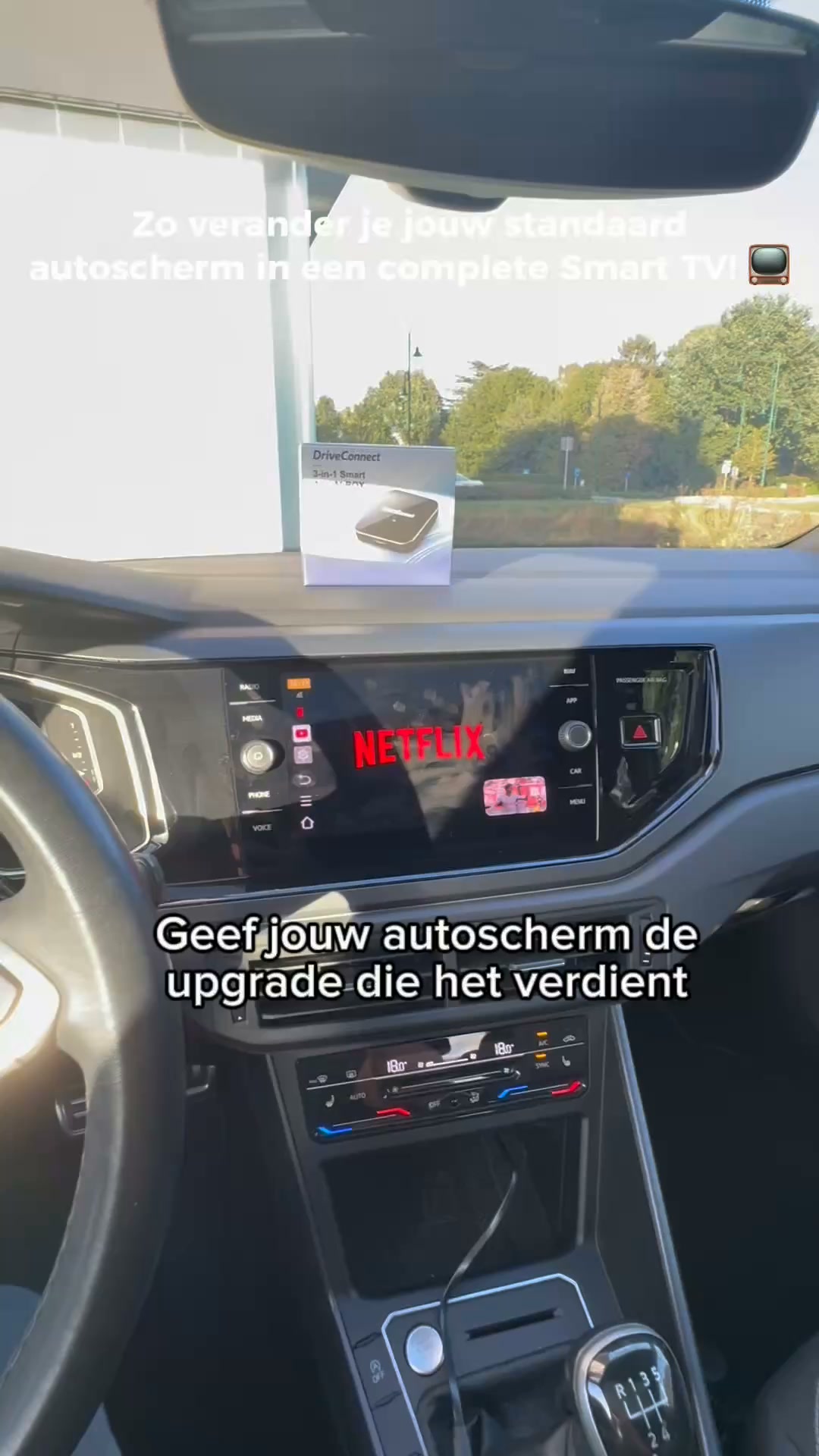 Stream Netflix direct op je autoscherm