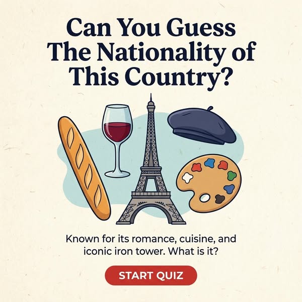 Guess The Nationality Of This Country