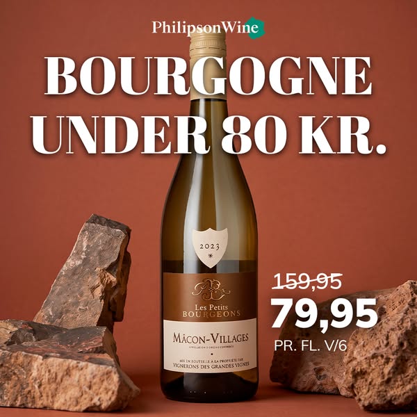 Hvid Bourgogne til KUN 79,95 kr.