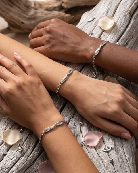 Pulsera Esclava Vínculo Infinito 2x1 | Acero Inoxidable 316L