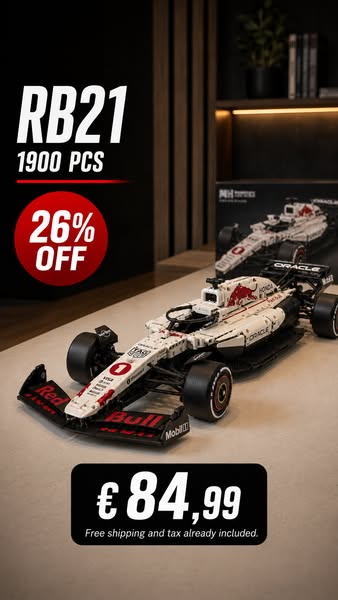 Red Bull RB21 : 1 900 pièces de performance F1