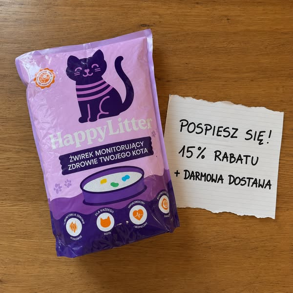 "Zero zapachu z kuwety"