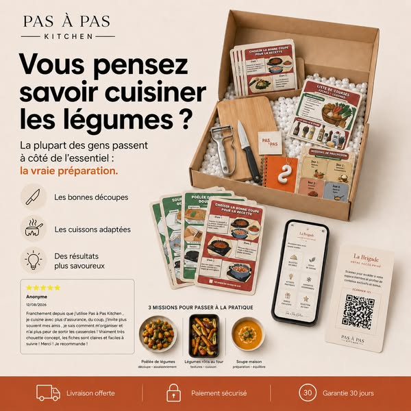 Soyez enfin fier de ce que vous cuisinez.