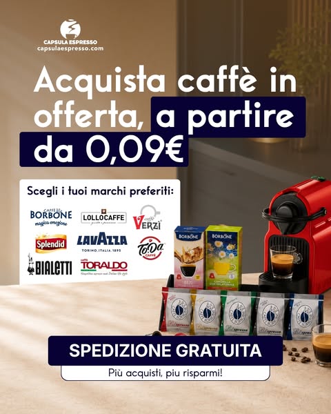 Capsule e Cialde in Offerta