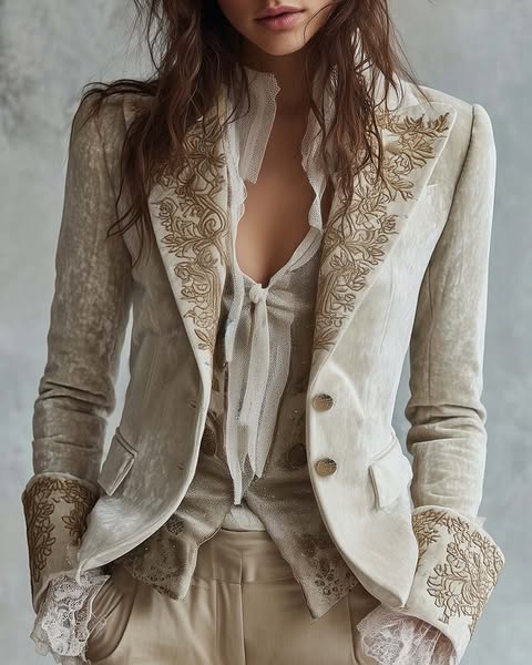 Elke blazer een klein kunstwerk