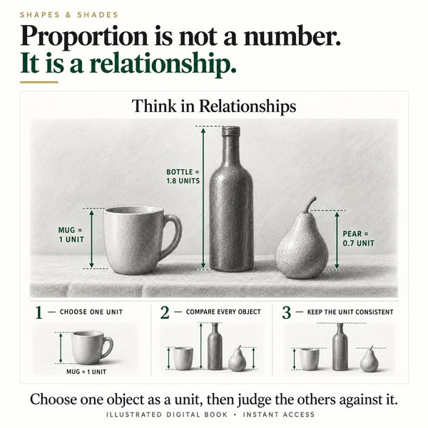 Learn to simplify, structure, shade, and refine.
