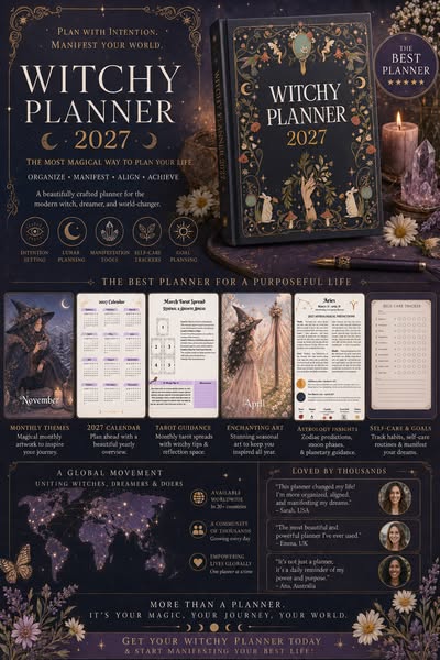 90% OFF 2026 Witchy Planner