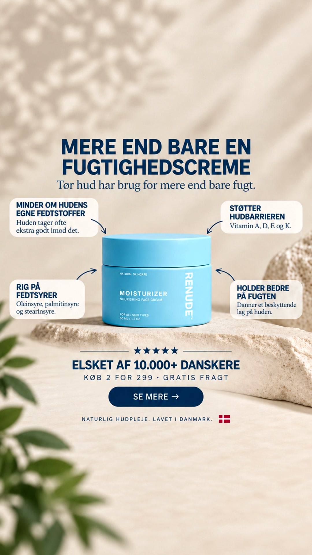 Naturlig Hudpleje Til Tør Hud | ELSKET AF 10.000+ DANSKERE