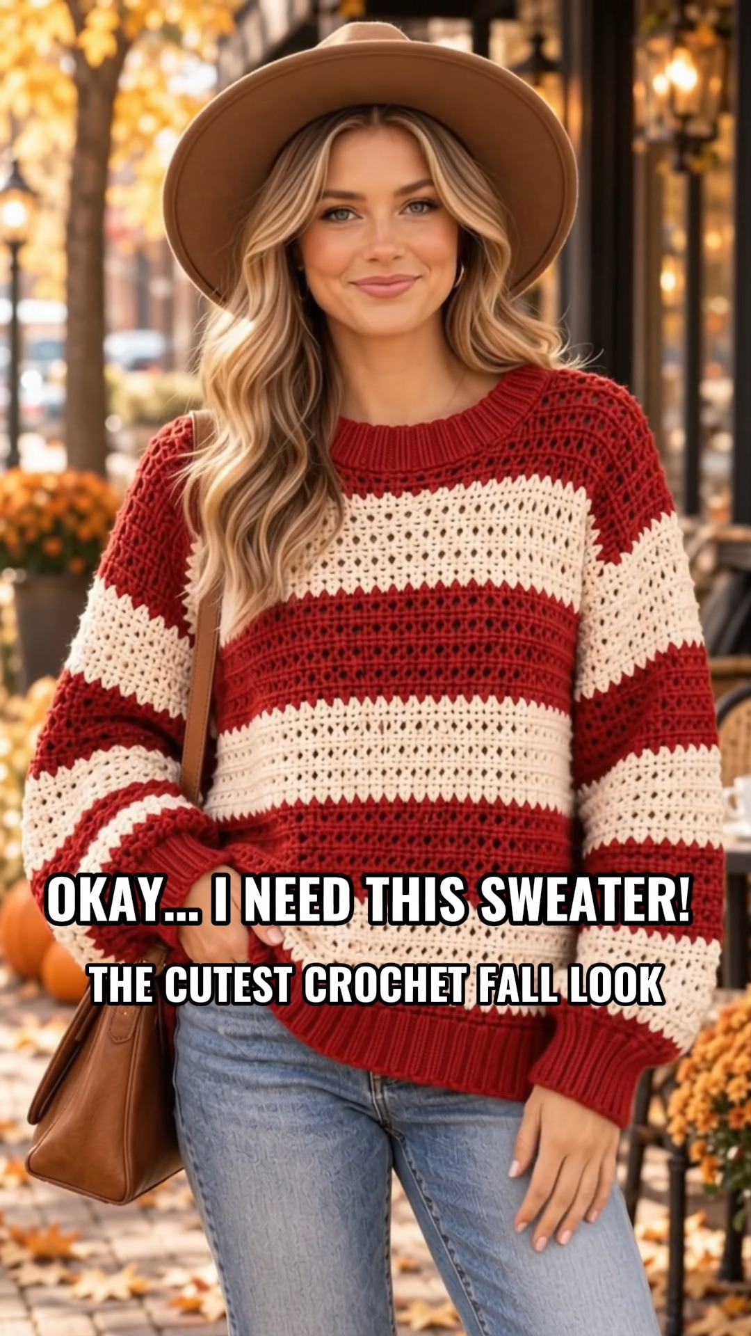 Okay… I'm OBSESSED With This Crochet Sweater!