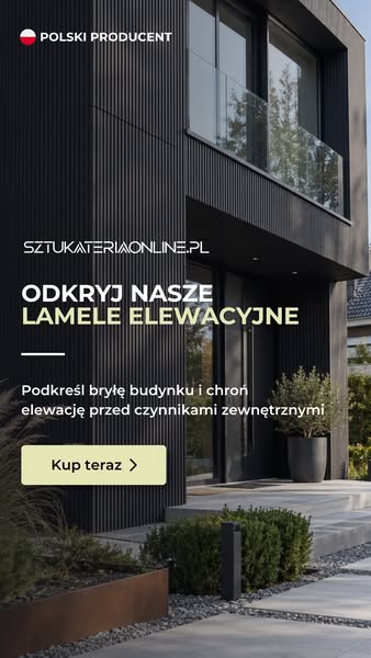 Nowoczesna elewacja z efektem 3D