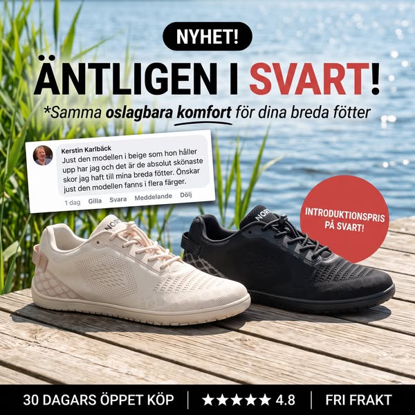 Introduktionspris på svart - begränsat parti