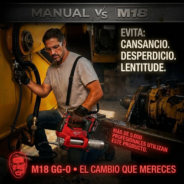 10.000 PSI. La grasera que los profesionales eligen.