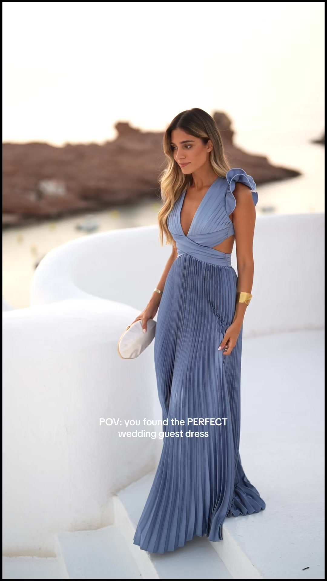 The Pleated Maxi Dress They'll Remember