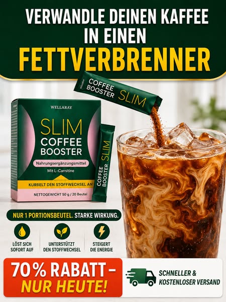 Jetzt 70 % Rabatt auf Slim Coffee Booster sichern.