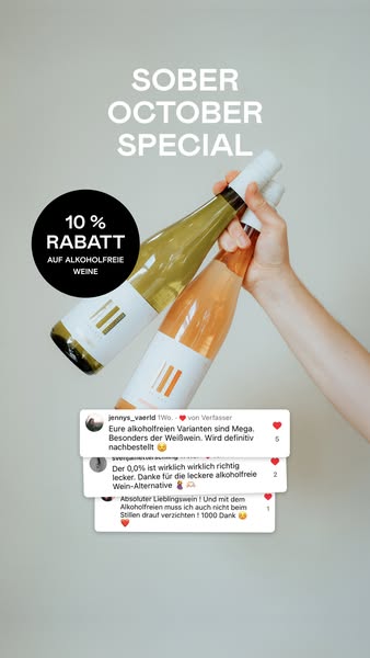 Sober October Sale – 10% auf Alkoholfreie
