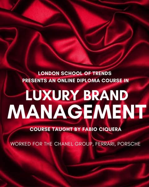 Learn luxury brand management