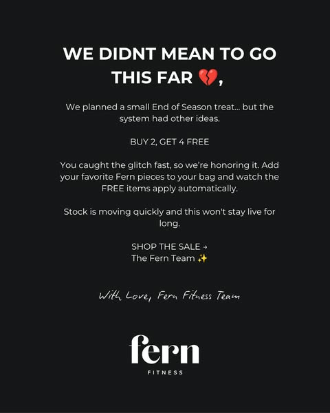 BUY 2 GET 4 FREE