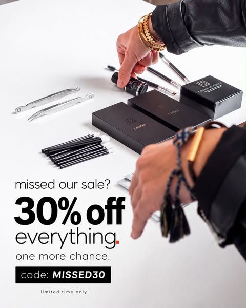UP TO 30% OFF EVERYTHING | Code: MISSED30