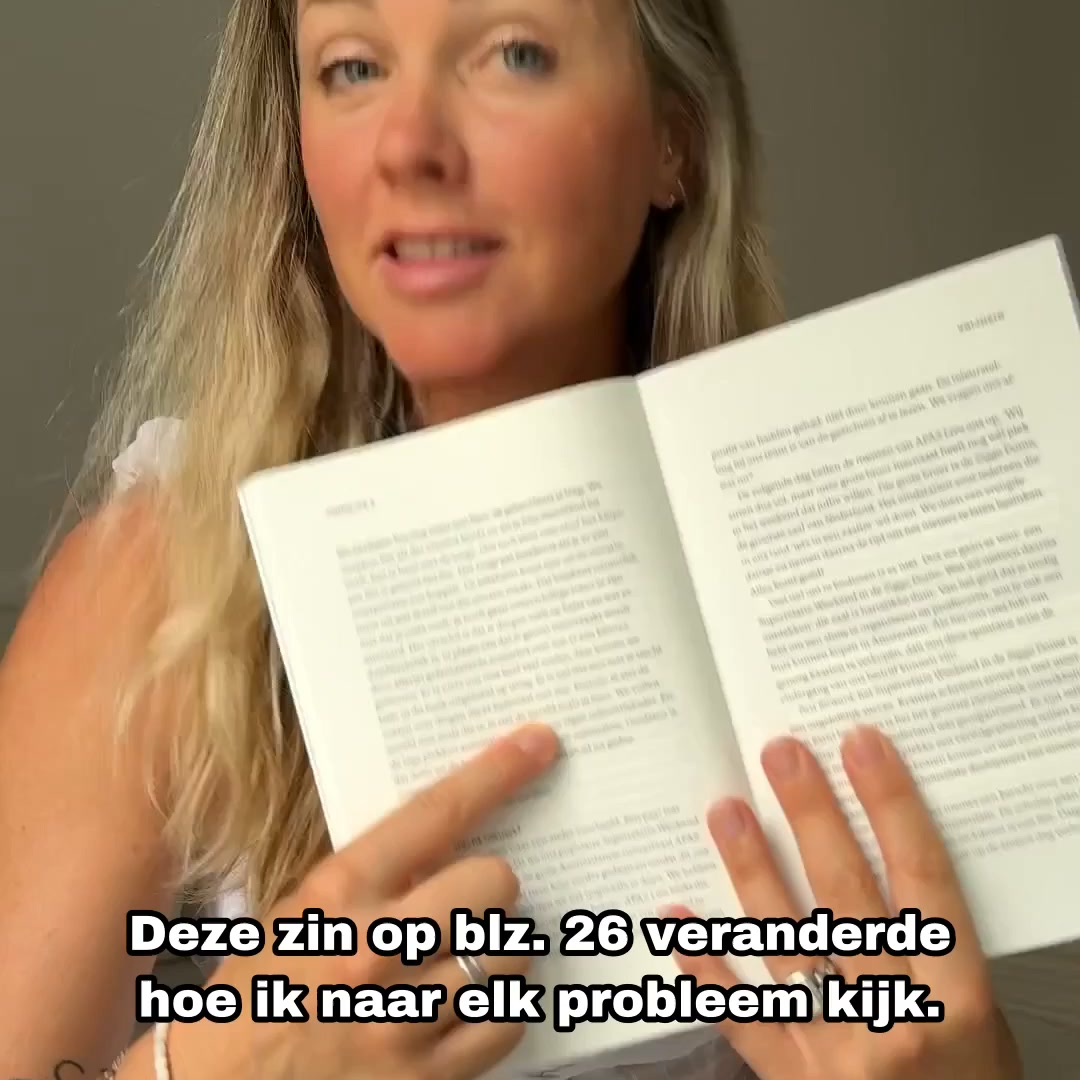 Één boek en het besef dat je nooit meer op dezelfde manier naar jezelf kijkt