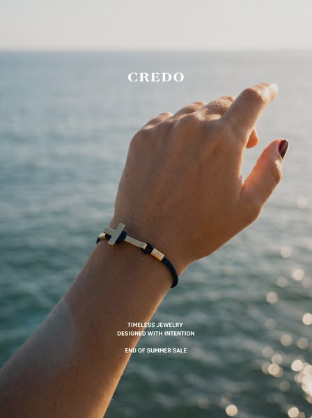 Women's Rope Cross Bracelet