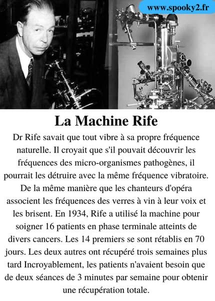 La machine de Rife a guéri 16 patients atteints du cancer, il y a 84 ans