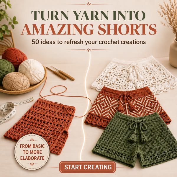 50 Crochet Shorts