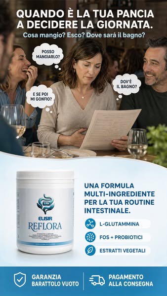 [STOP] al Gonfiore Addominale: scopri Elisir Reflora