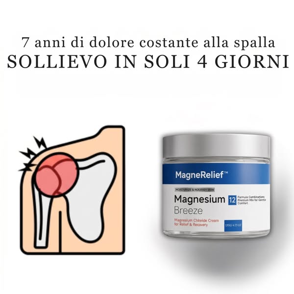 Il miglior minerale contro i dolori alla spalla?