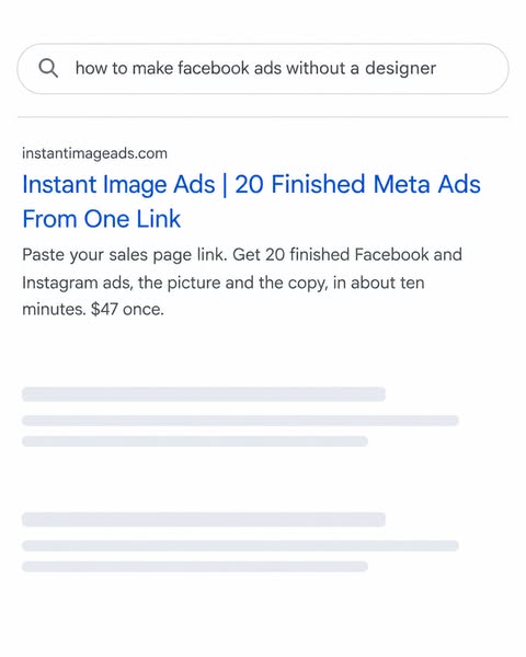 Get 20 Finished Meta Ads From One Link