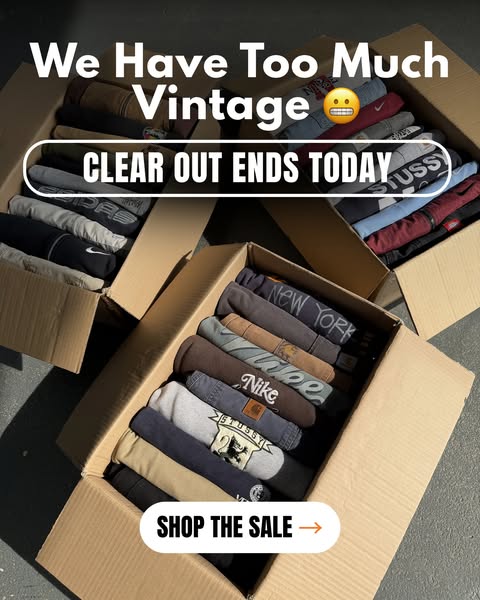 SHOP BEFORE IT'S OVER
