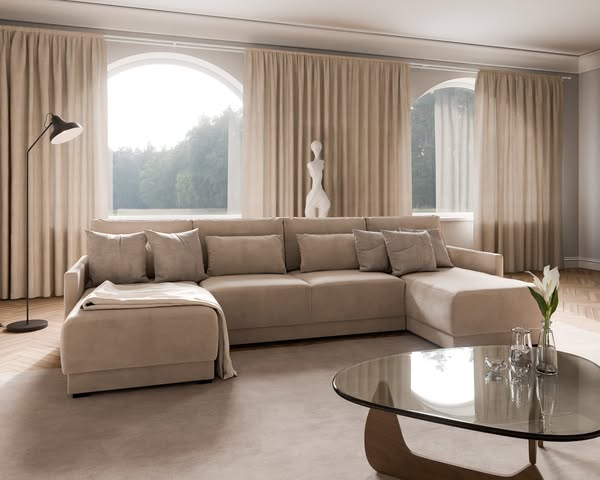 Luxury U-Shape Sofa Beds