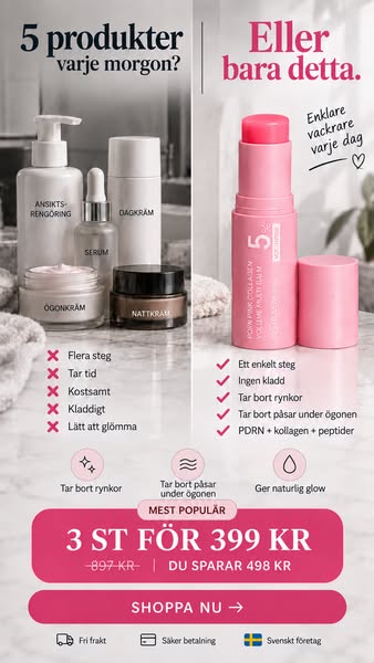 3 ST FÖR 399 KR – SPARA 500 KR
